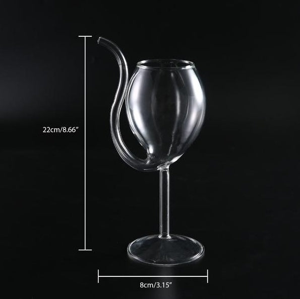 Elevate Your Wine Experience with the Vampire Red Crystal Wine Goblet