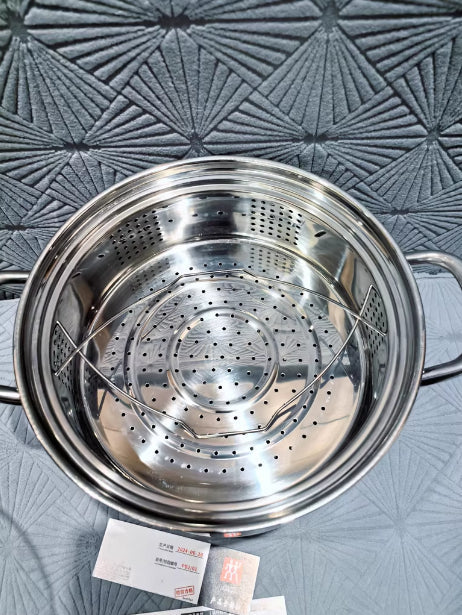 Experience Culinary Excellence with Our 304 Stainless Steel Thickened Stock Pot