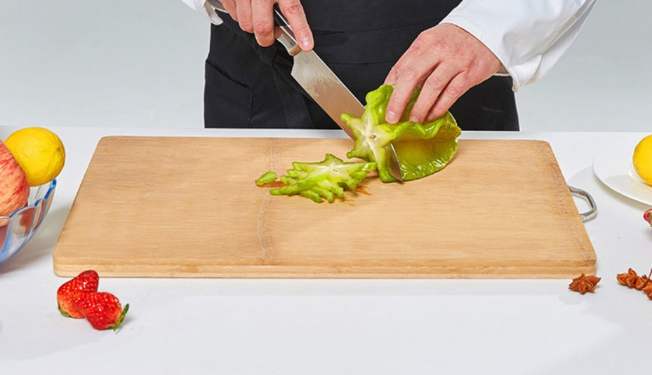 Whole Bamboo Cutting Board With Carbonized Finish