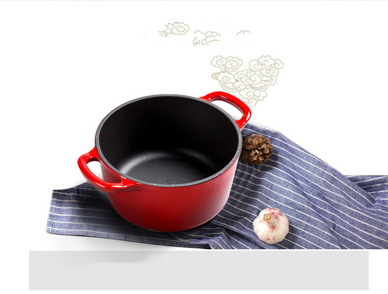 Enamel Cast Iron Stock and Stew Pot