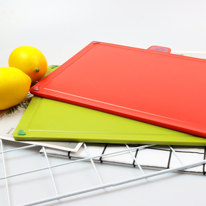 Four-Piece Household Thickened Plastic Cutting Board Set
