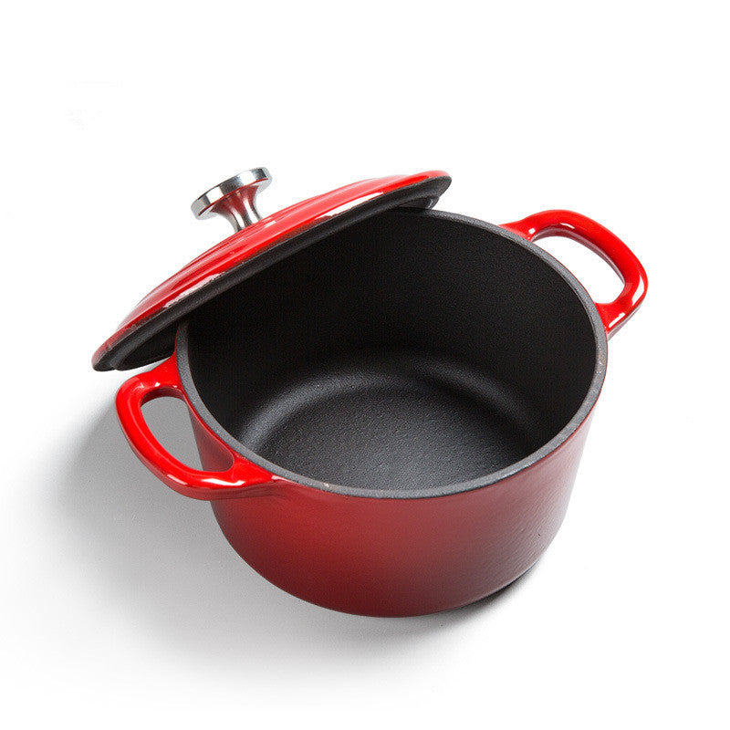 Enamel Cast Iron Stock and Stew Pot