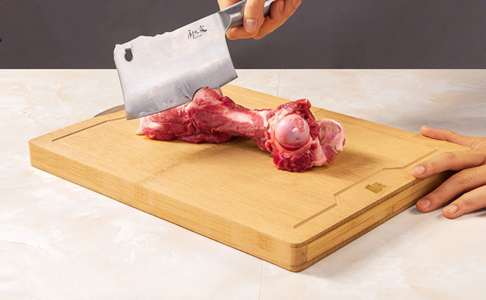 Whole Bamboo Cutting Board With Carbonized Finish