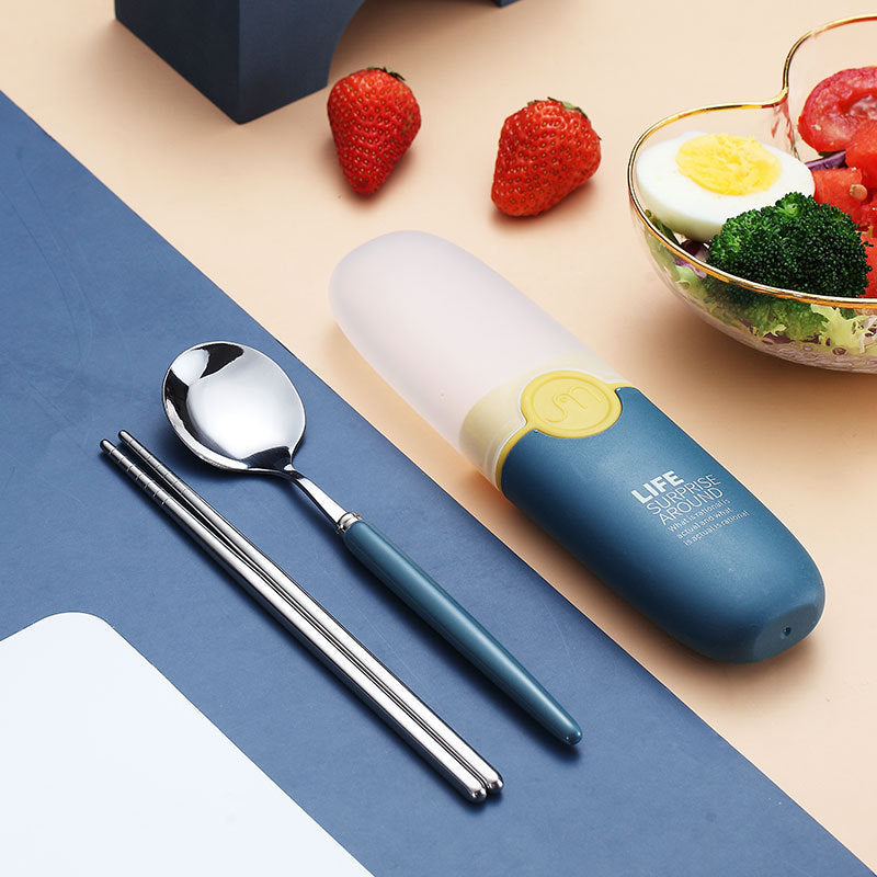 Children's Portable Stainless Steel Cutlery Set