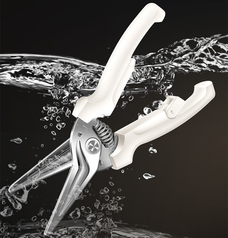 Kitchen Scissors With Magnetic Holder Creative Household Gadget