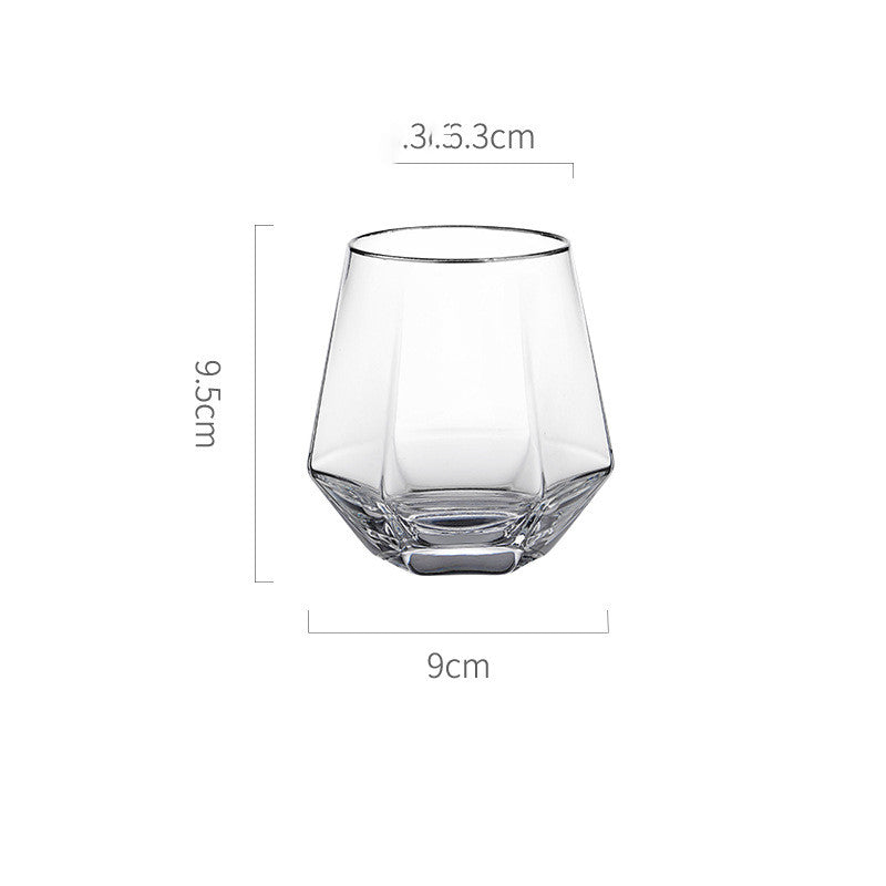 Luxury Crystal Red Wine Glass For Party And Dinner