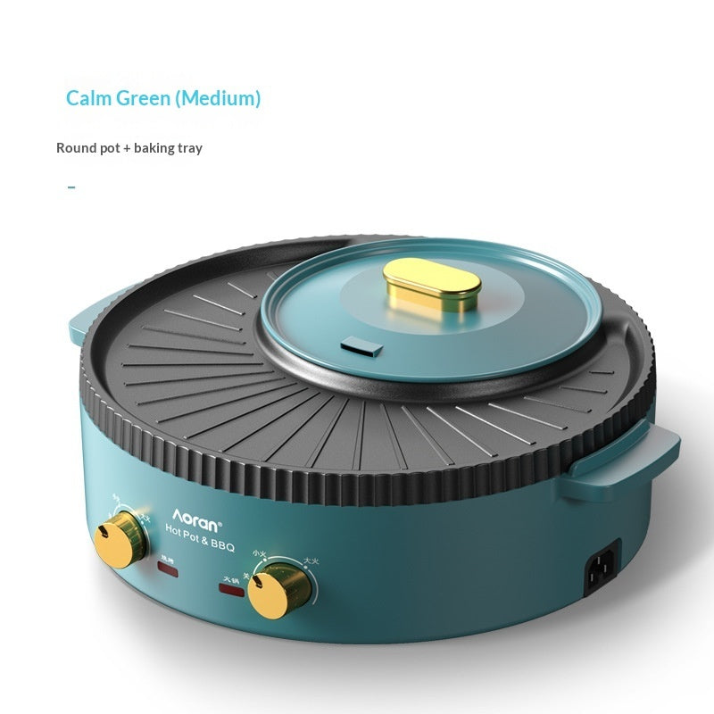 Multi-Functional Electric Hot Pot And Grill Combo