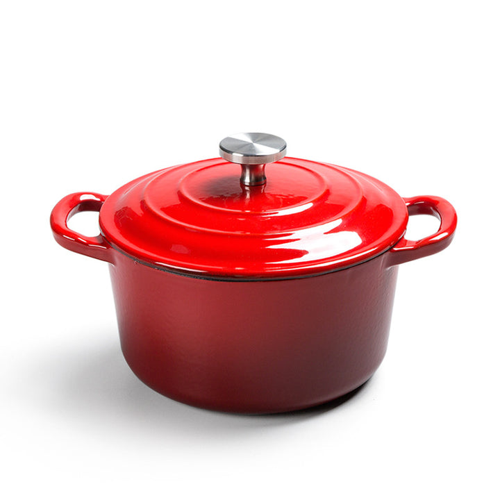 Enamel Cast Iron Stock and Stew Pot