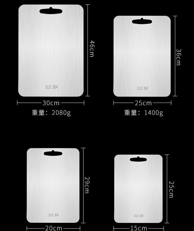 304 Stainless Steel Kitchen Cutting Board