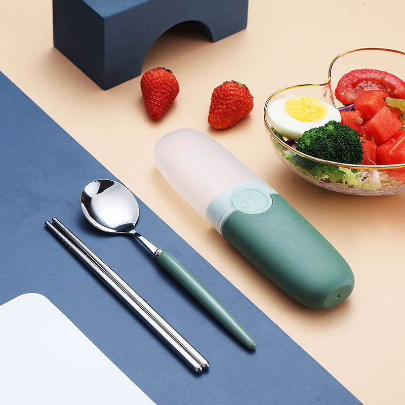 Children's Portable Stainless Steel Cutlery Set