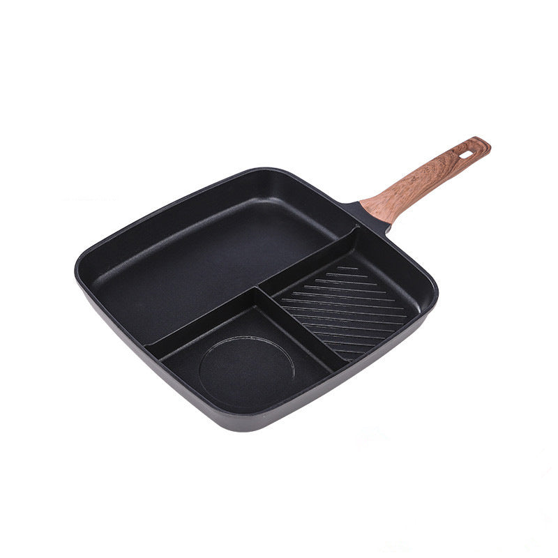 Three-in-One Steak and Breakfast Frying Pan