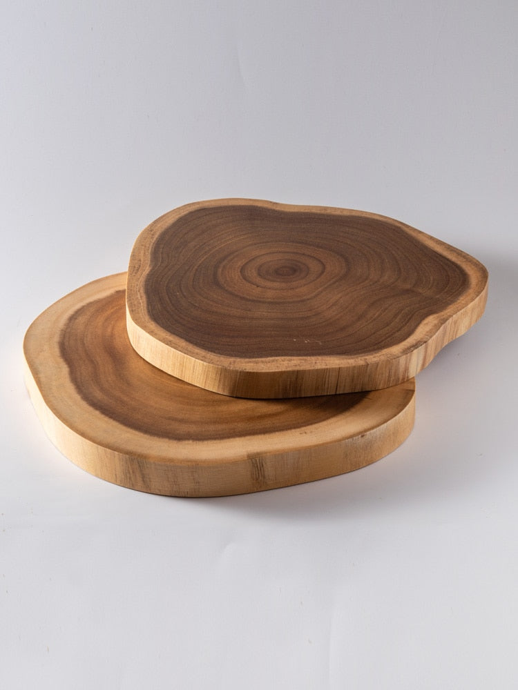 Wooden Stump-Shaped Cutting Board