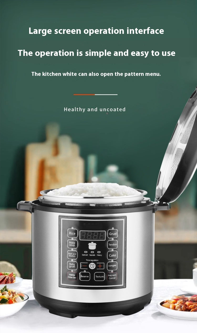 5L Multi-Function Intelligent Household Pressure Rice Cooker