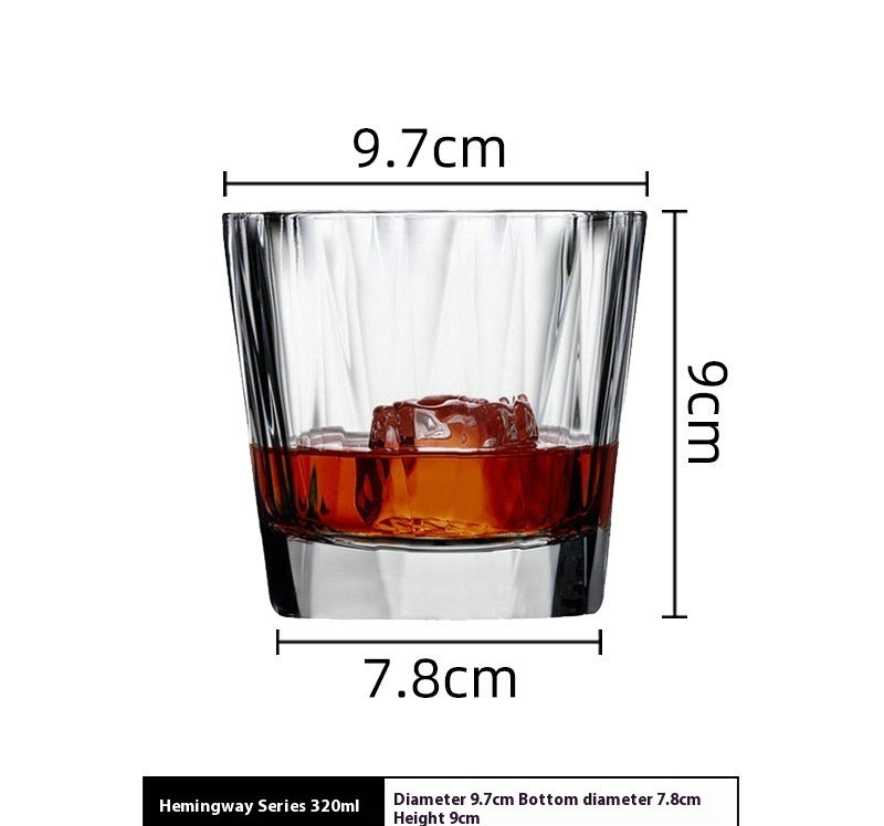 Lead-Free Crystal Whisky Tumbler Glass