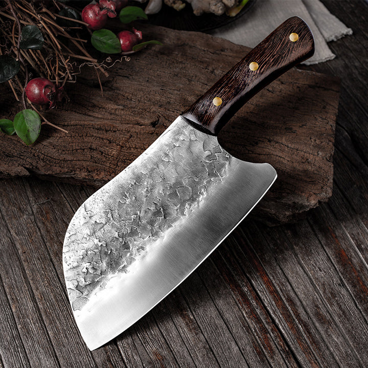 Traditional Hand-Forged Kitchen Knife Set For Chefs