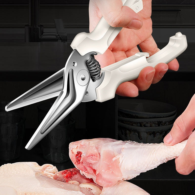 Kitchen Scissors With Magnetic Holder Creative Household Gadget