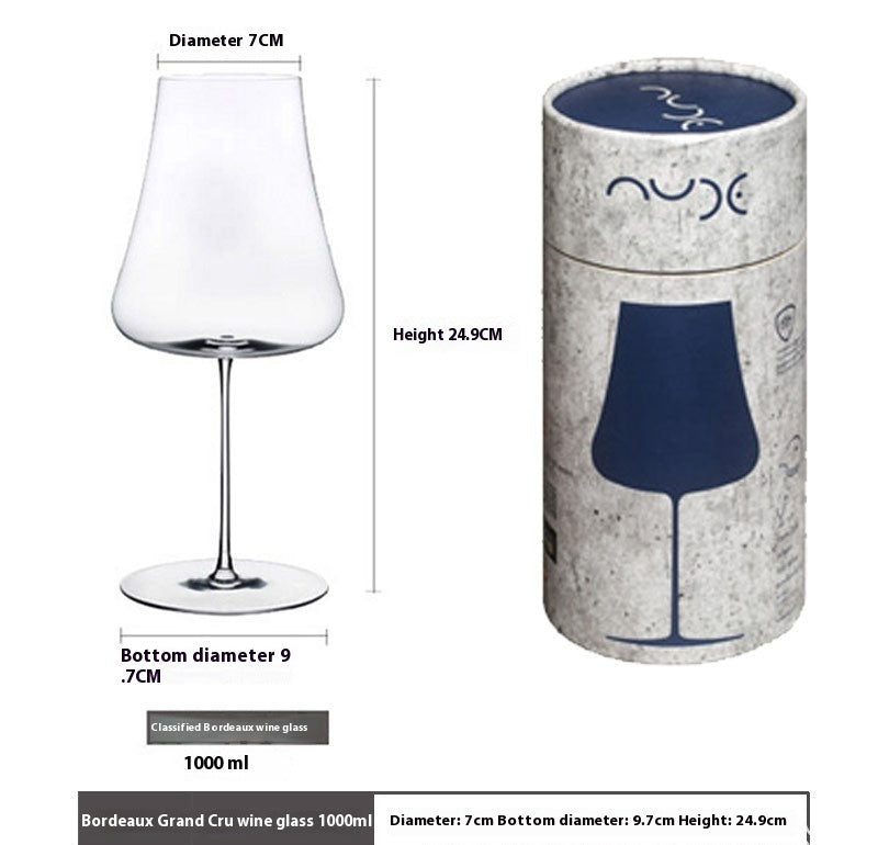 Ultra-Thin European Style Large Crystal Wine Glass