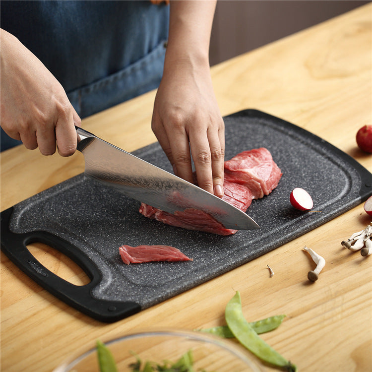 Three-Piece Hangable Plastic Cutting Board Set Imitation Marble